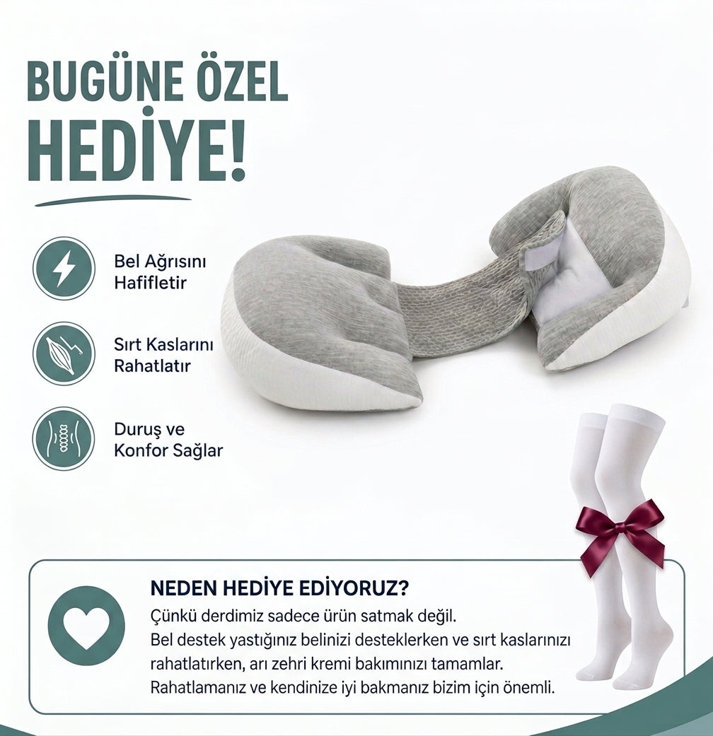 Gebeva Anne Adayı Sırt ve Bel Destek Yastığı