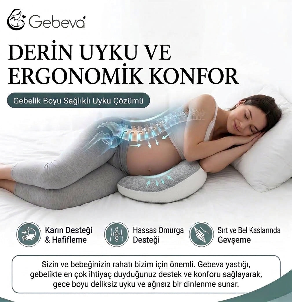 Gebeva Anne Adayı Sırt ve Bel Destek Yastığı