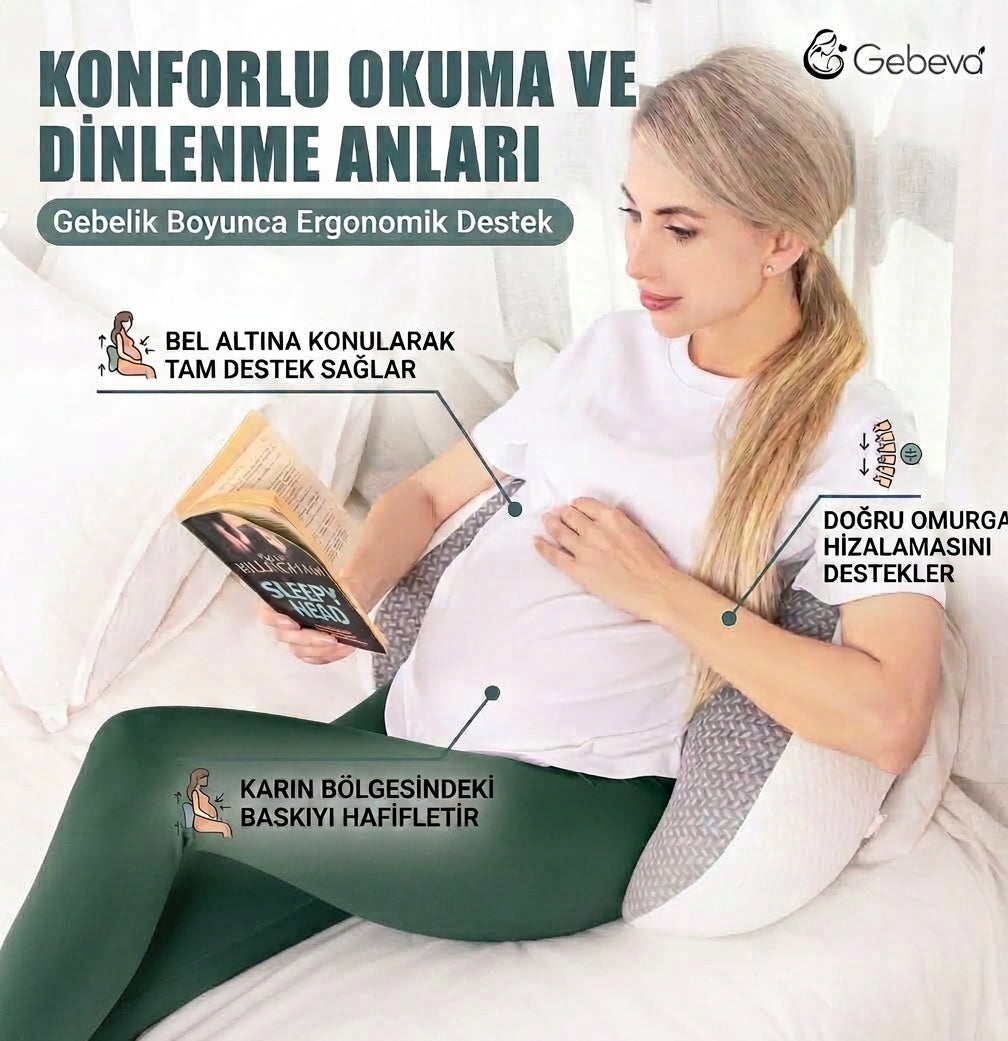 Gebeva Anne Adayı Sırt ve Bel Destek Yastığı